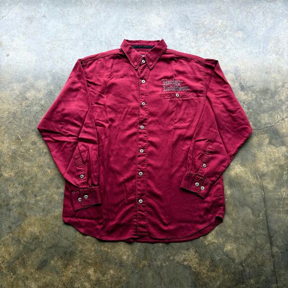 Vintage Y2k Unique Harley Embroidered Shirt - Picture 1 of 5